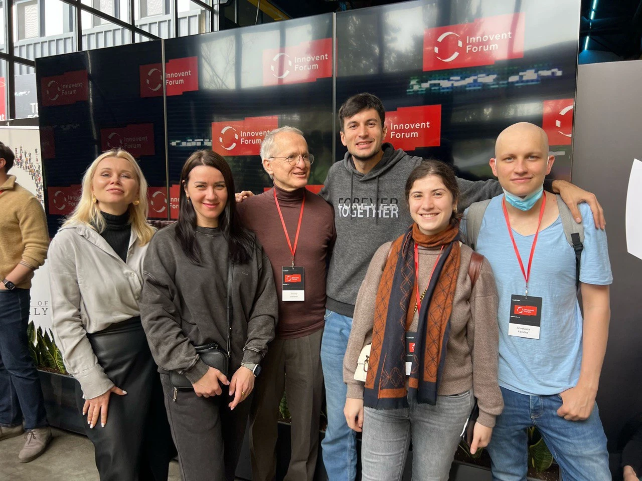 GetMyLook team with ExcellEnt Project mission participants at the Innovent Forum conference in Greece